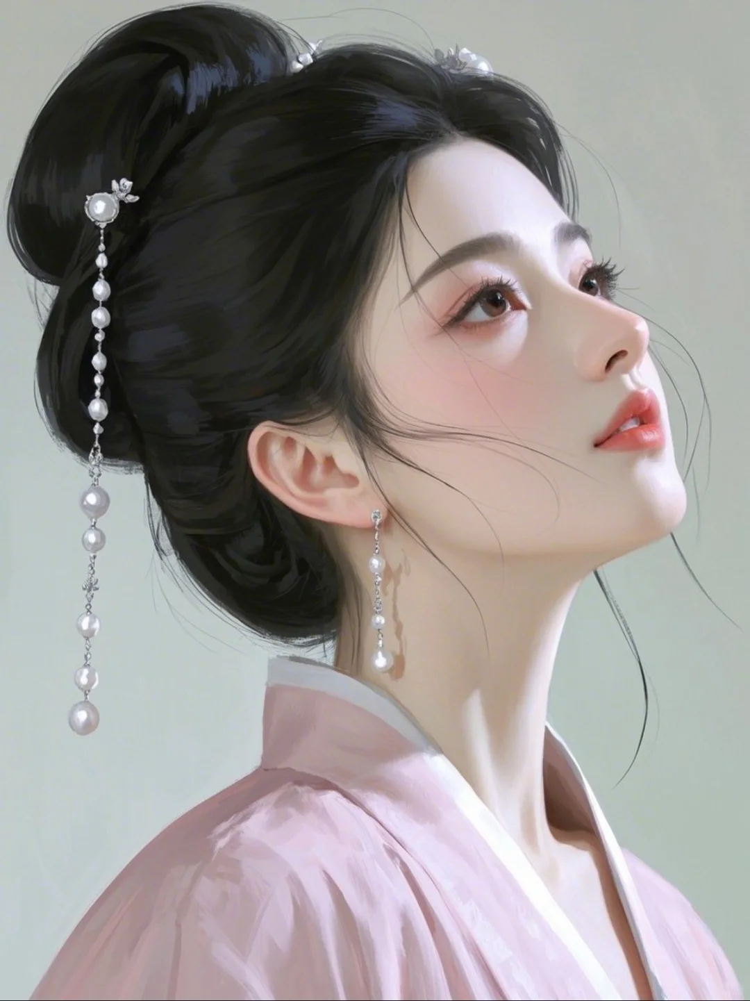 头像里的东方古典韵味