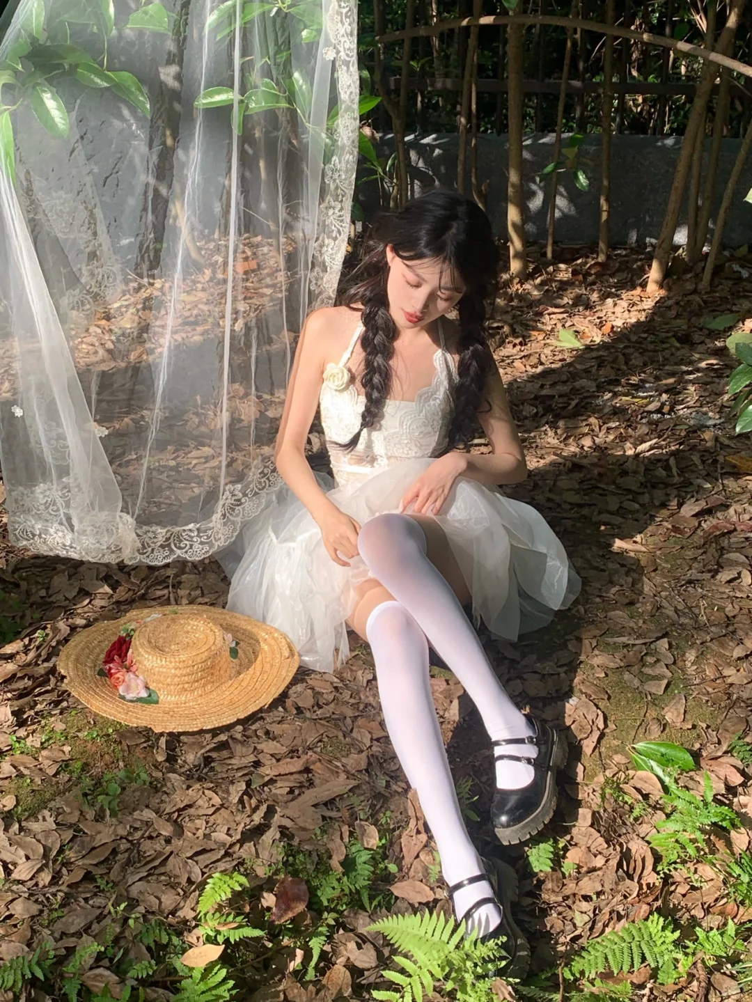 纯欲感少女写真花絮丨果然白丝永远滴神！