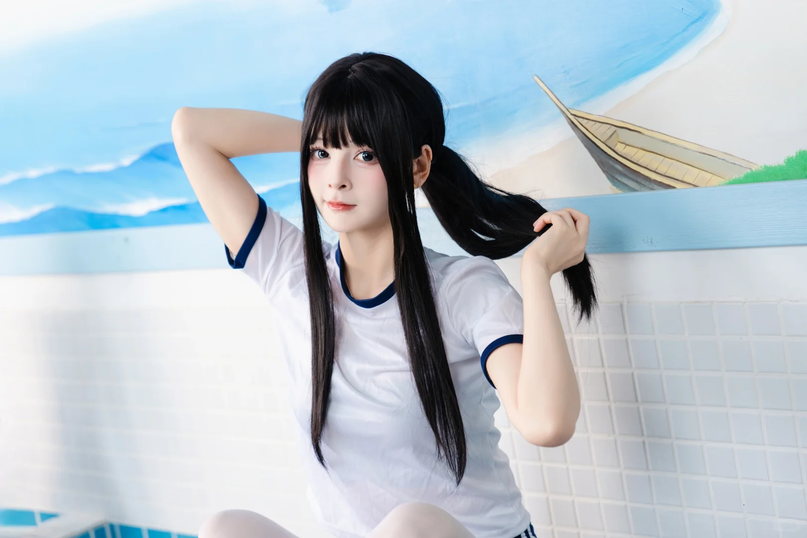 黑长直+体操服=？