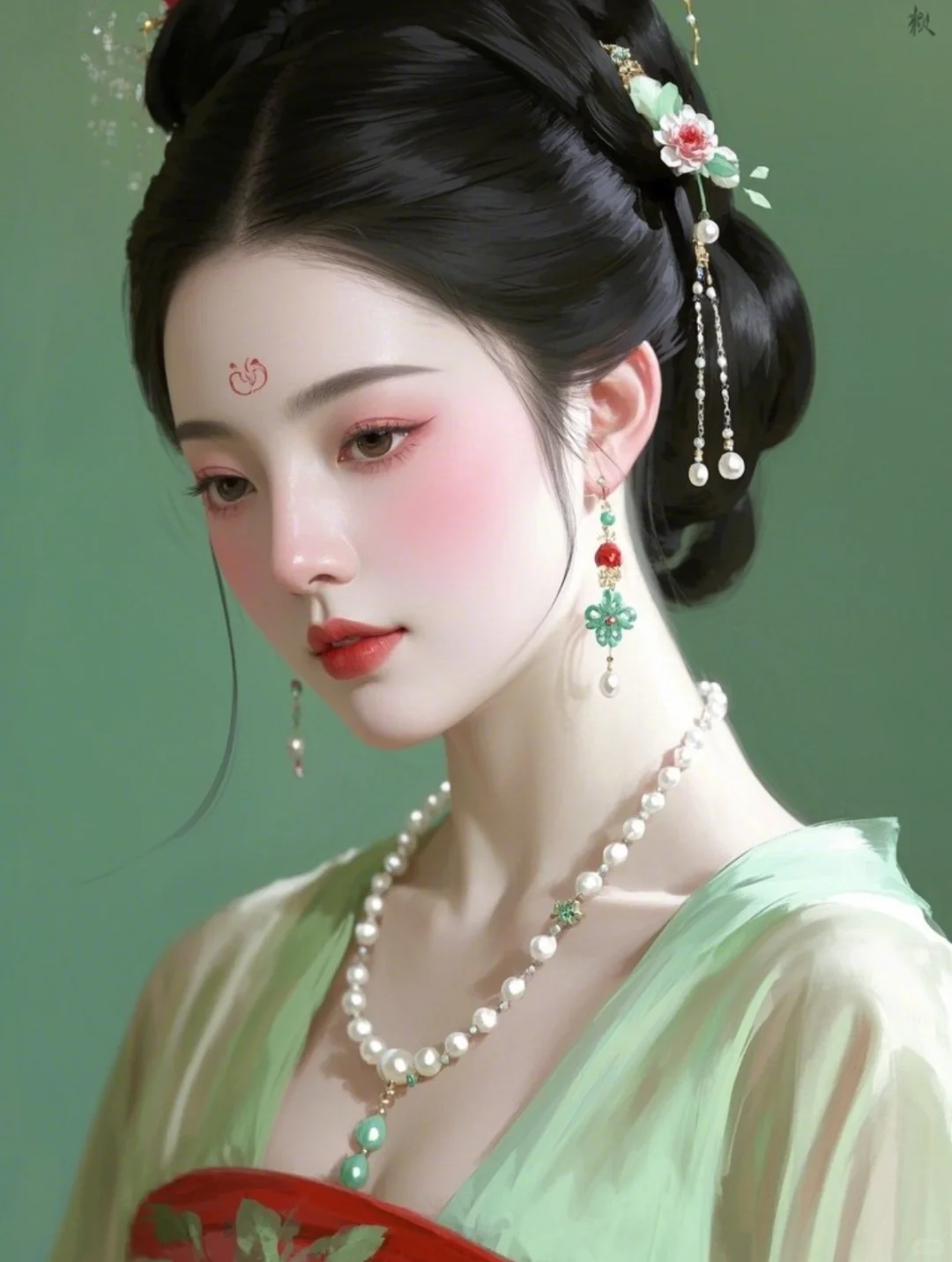 头像里的东方古典韵味