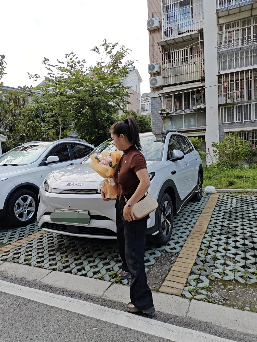 首付17400元？？比亚迪海狮05ev 提车上路！