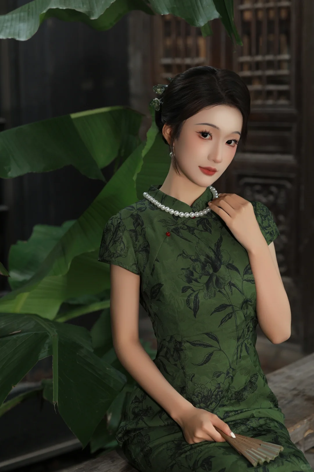 旗袍跟着我这么摆！绝对好看
