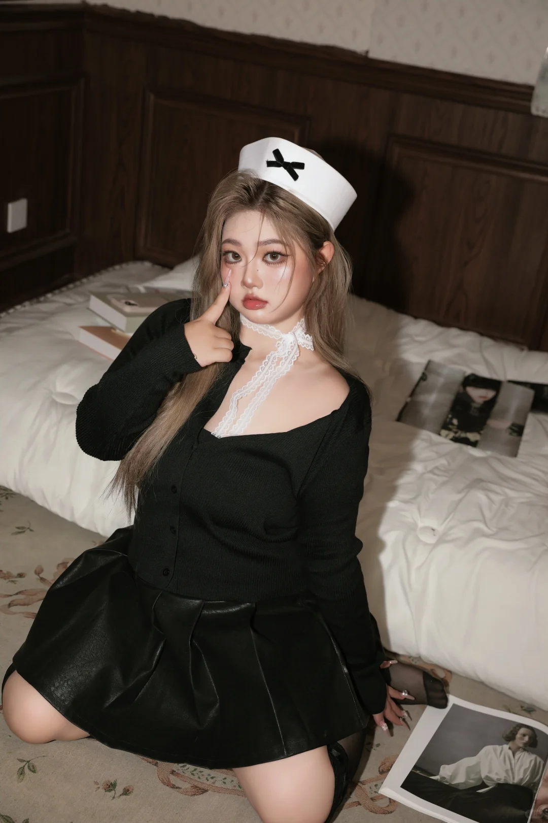 180斤大码女孩以为会糊，结果却大爆的照片