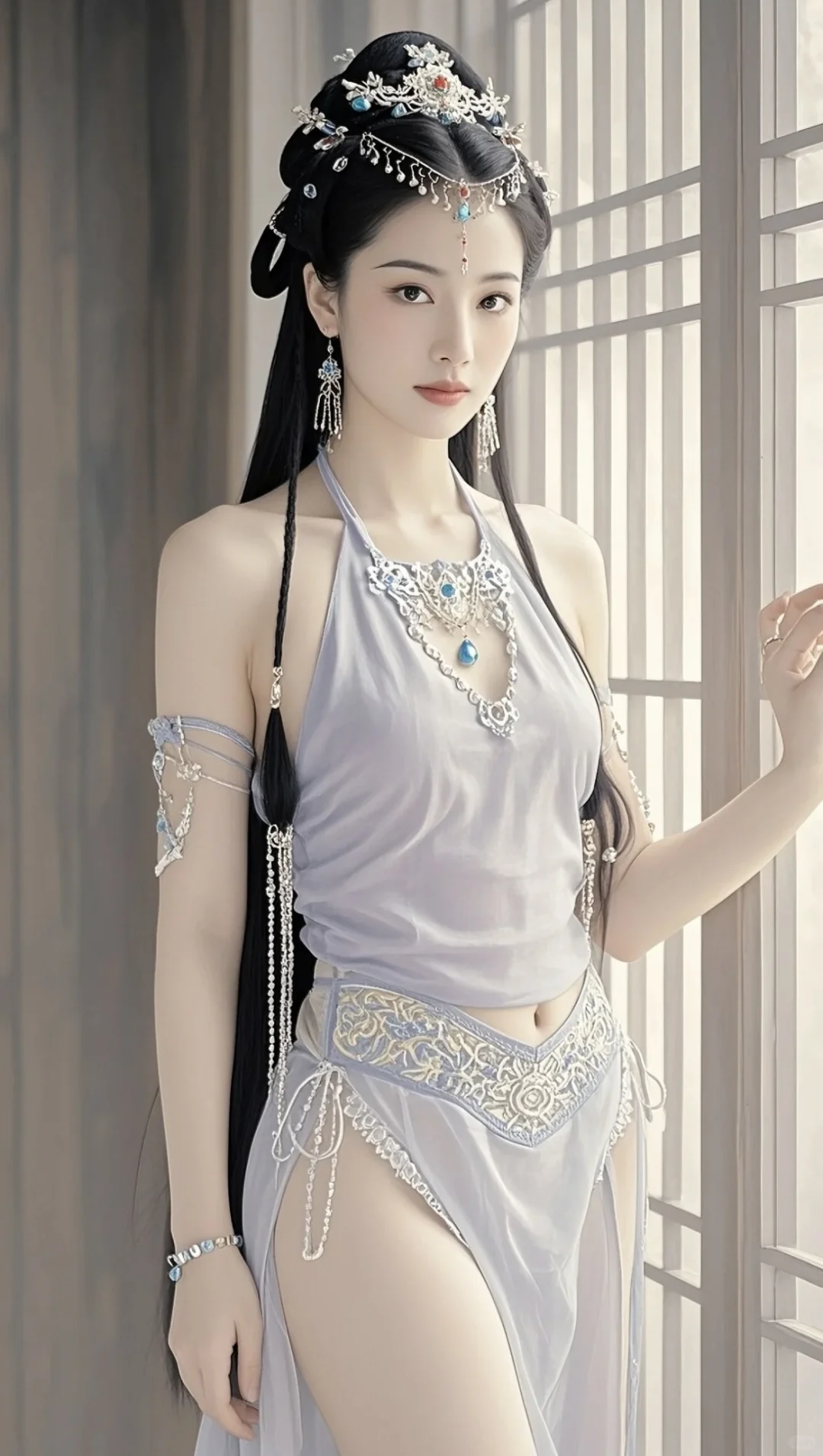 古风美人、绘画分享、美到骨子里的古风美人