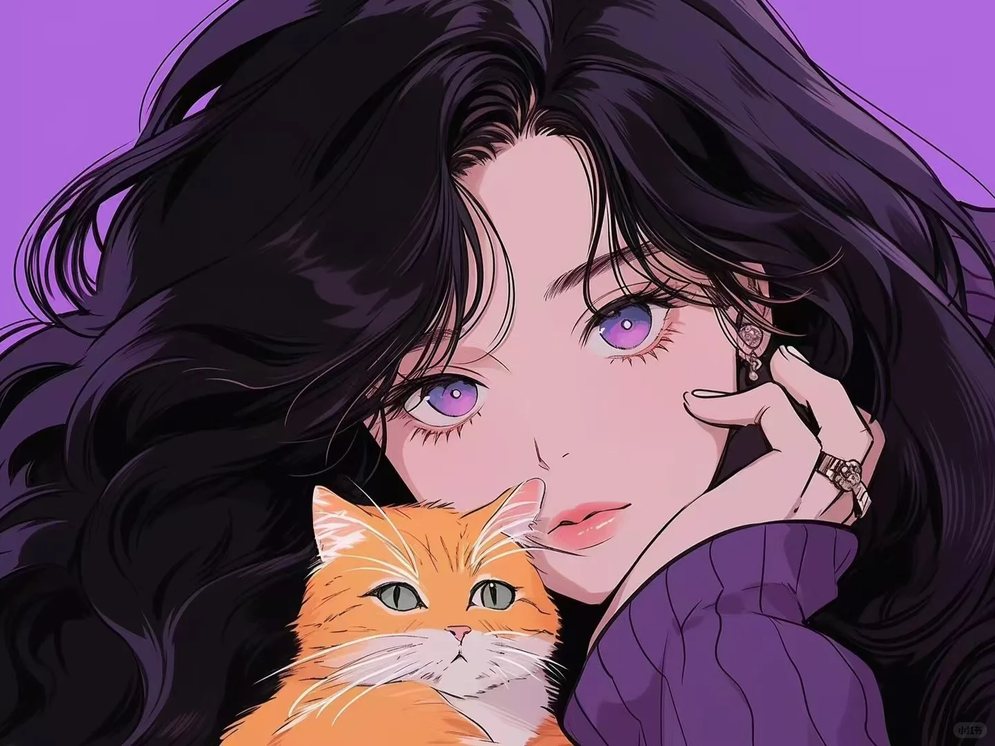 高清女动漫电脑壁纸