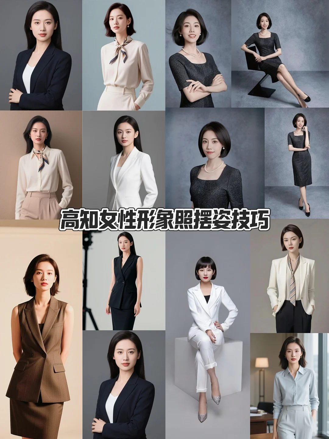 专业与魅力📷高知女性形象照摆姿技巧