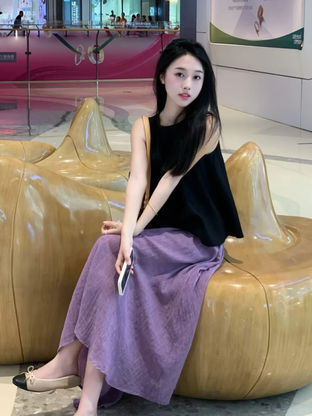心动💜啊啊阿玛施这套是我的菜！！紫色美了～
