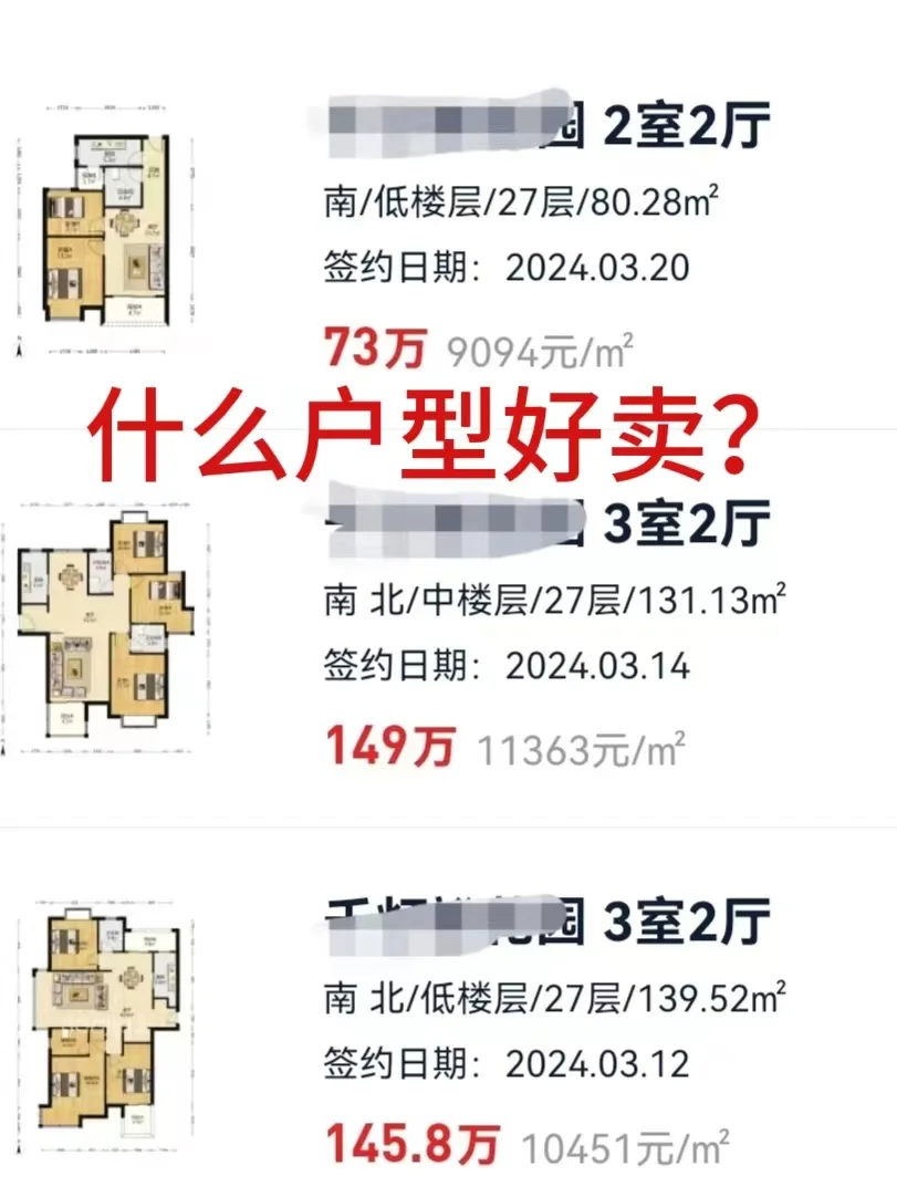 什么户型更好卖？