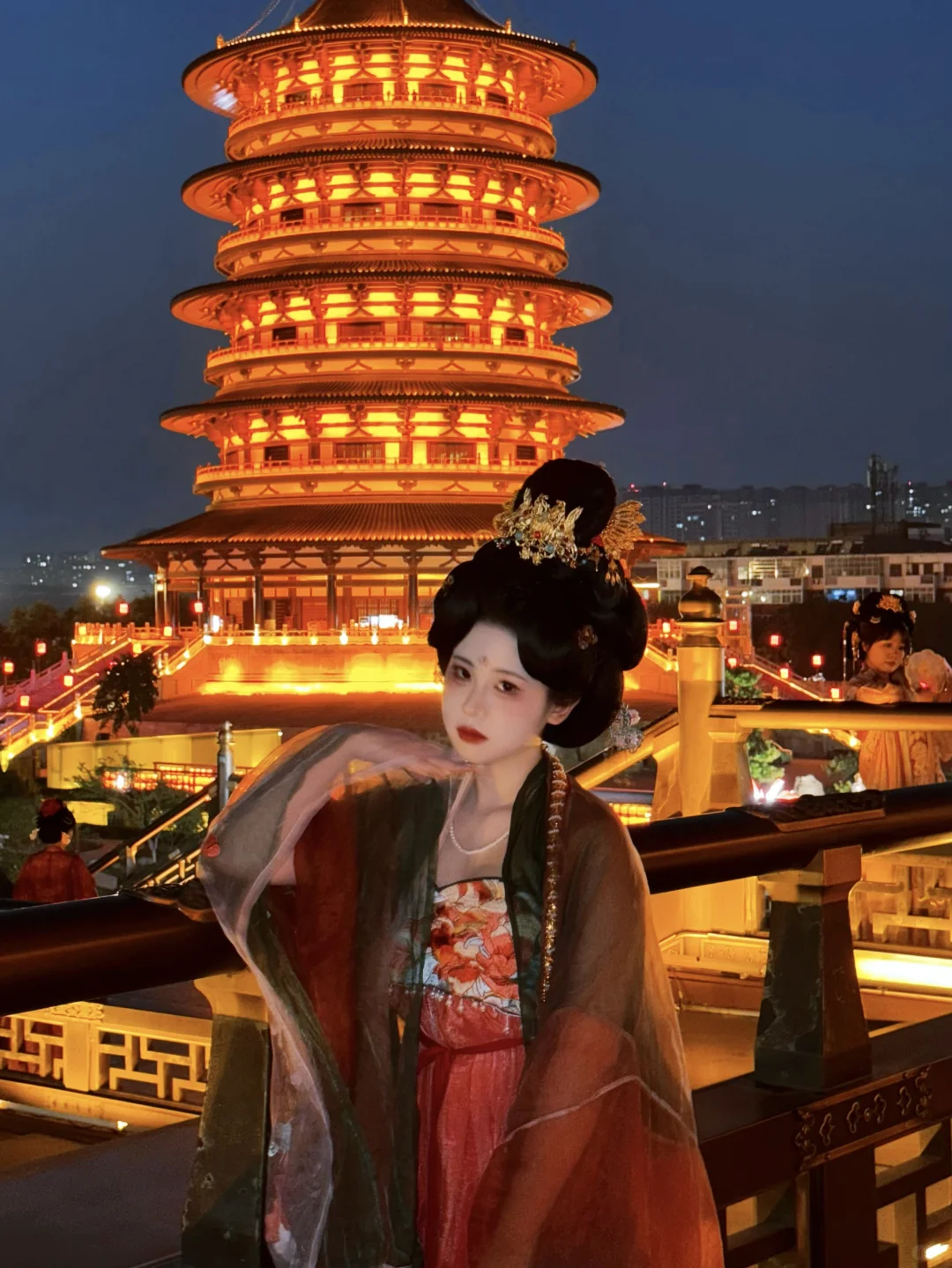 丰腴的女孩子一定要来洛阳体验大唐风