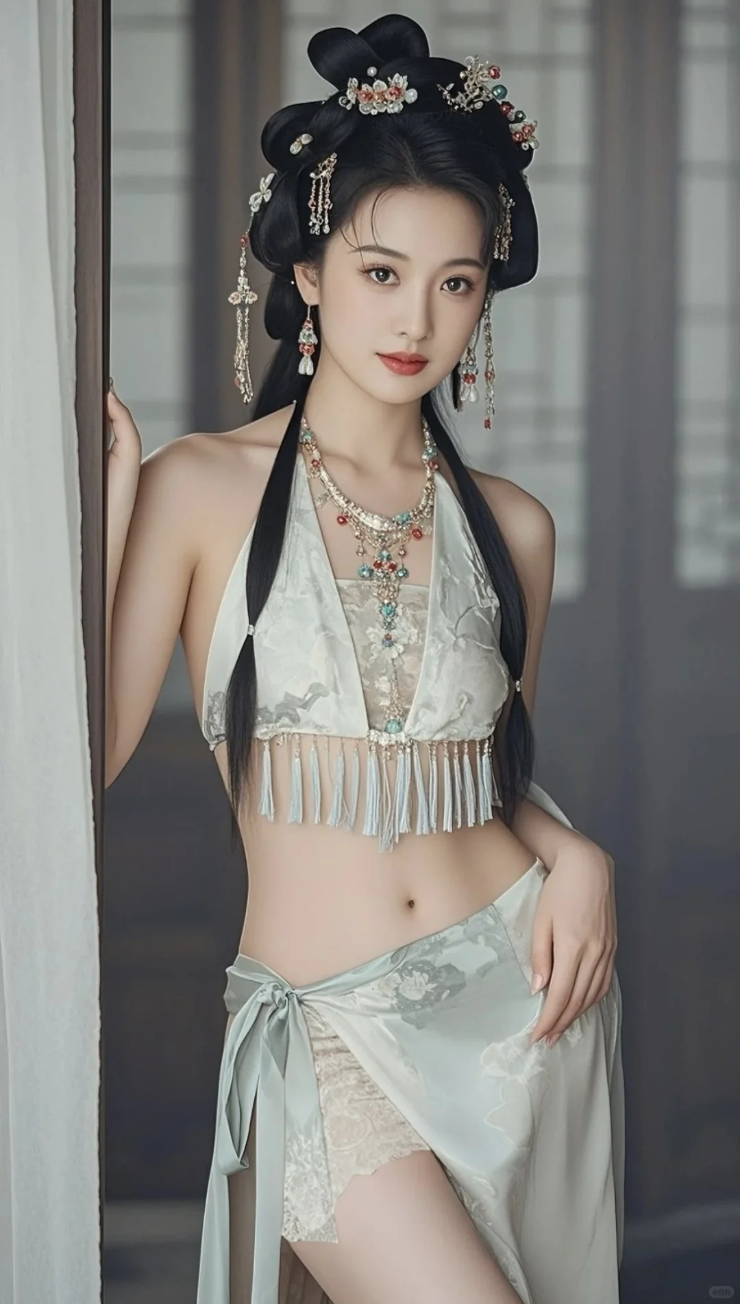 古风美人、绘画分享、美到骨子里的古风美人