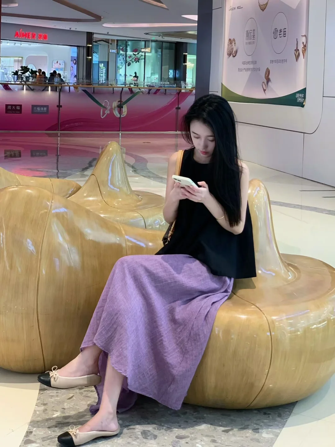 心动💜啊啊阿玛施这套是我的菜！！紫色美了～