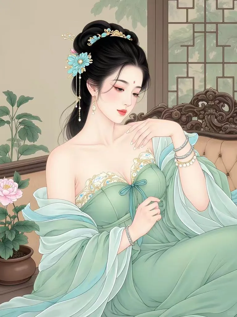 芙蓉帐暖度春宵……（二）。
