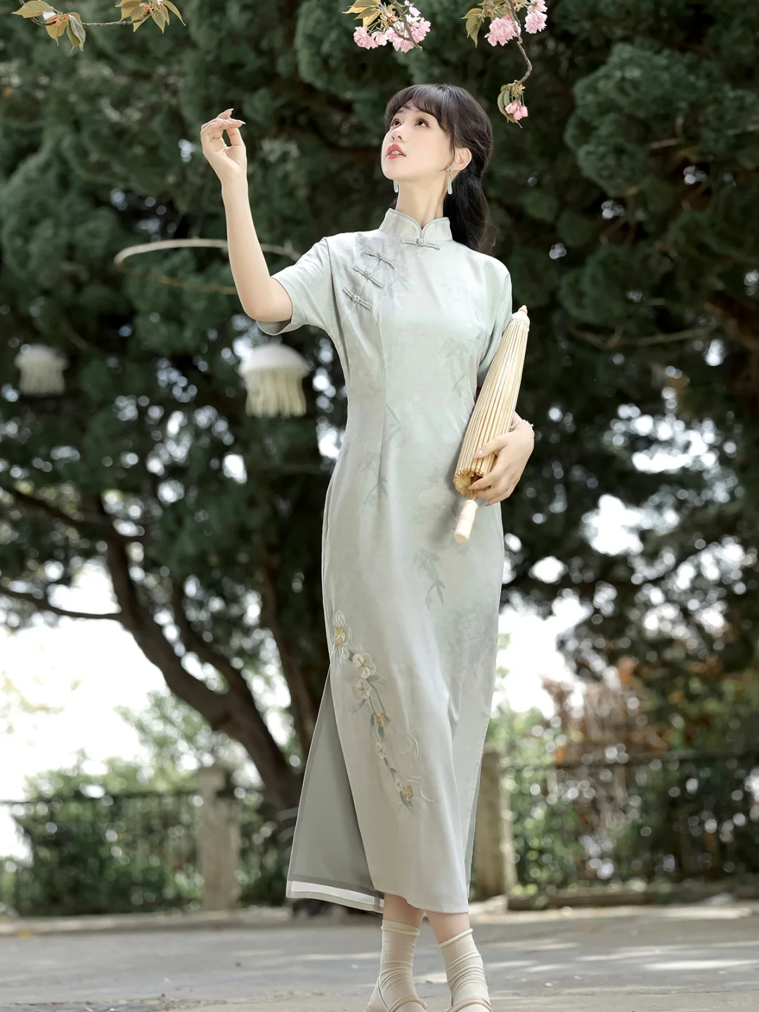 怎么会有这么温柔的旗袍👗
