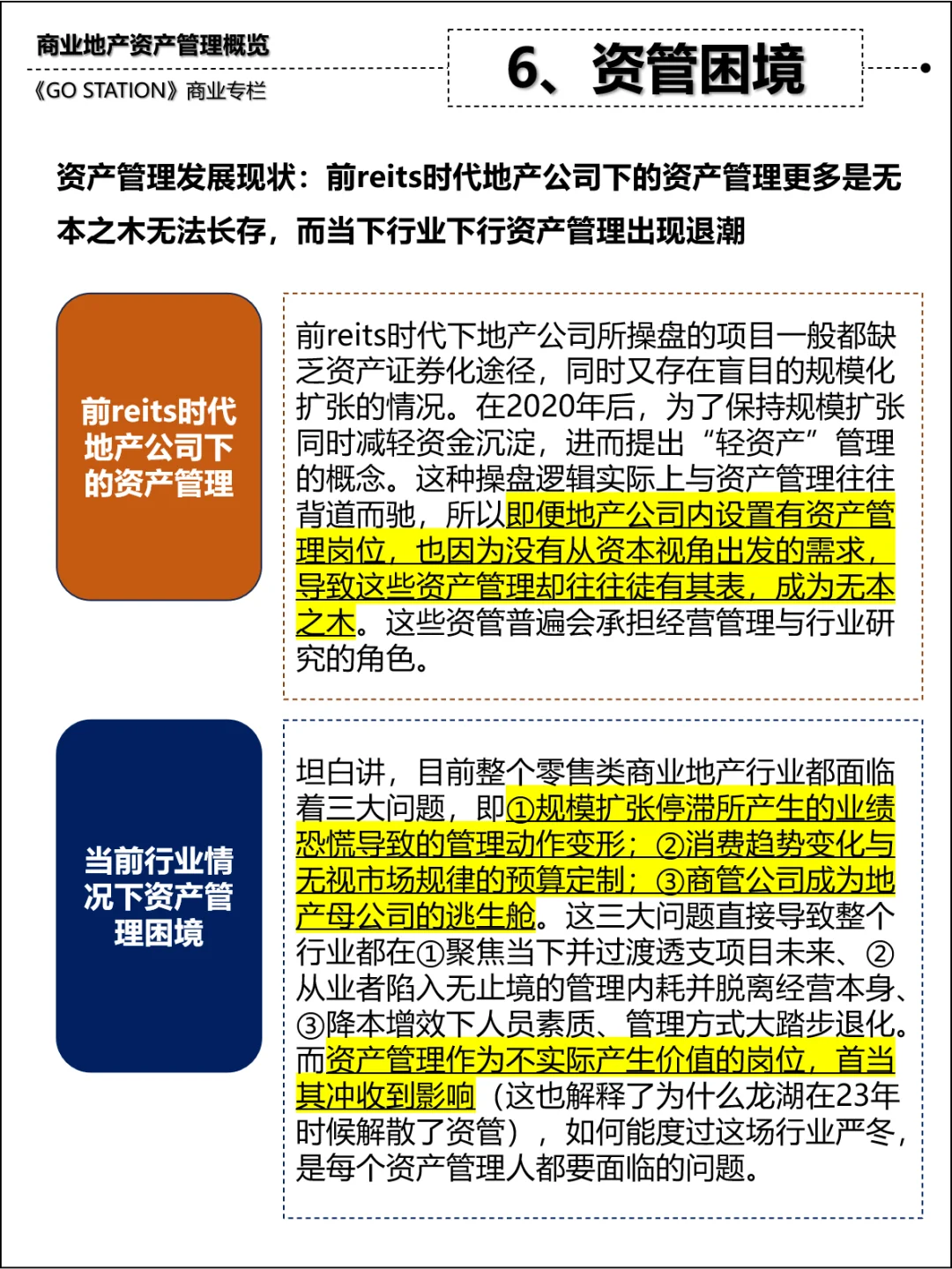 商业地产资产管理到底是什么？