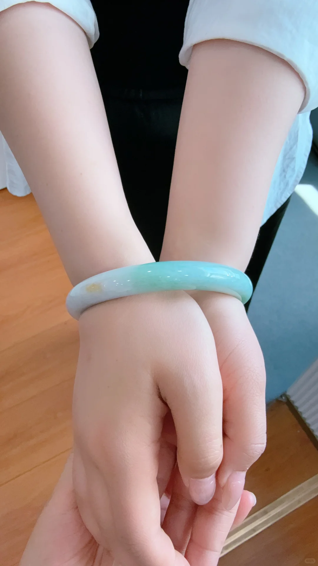 第一次买镯子不知道圈口子😂