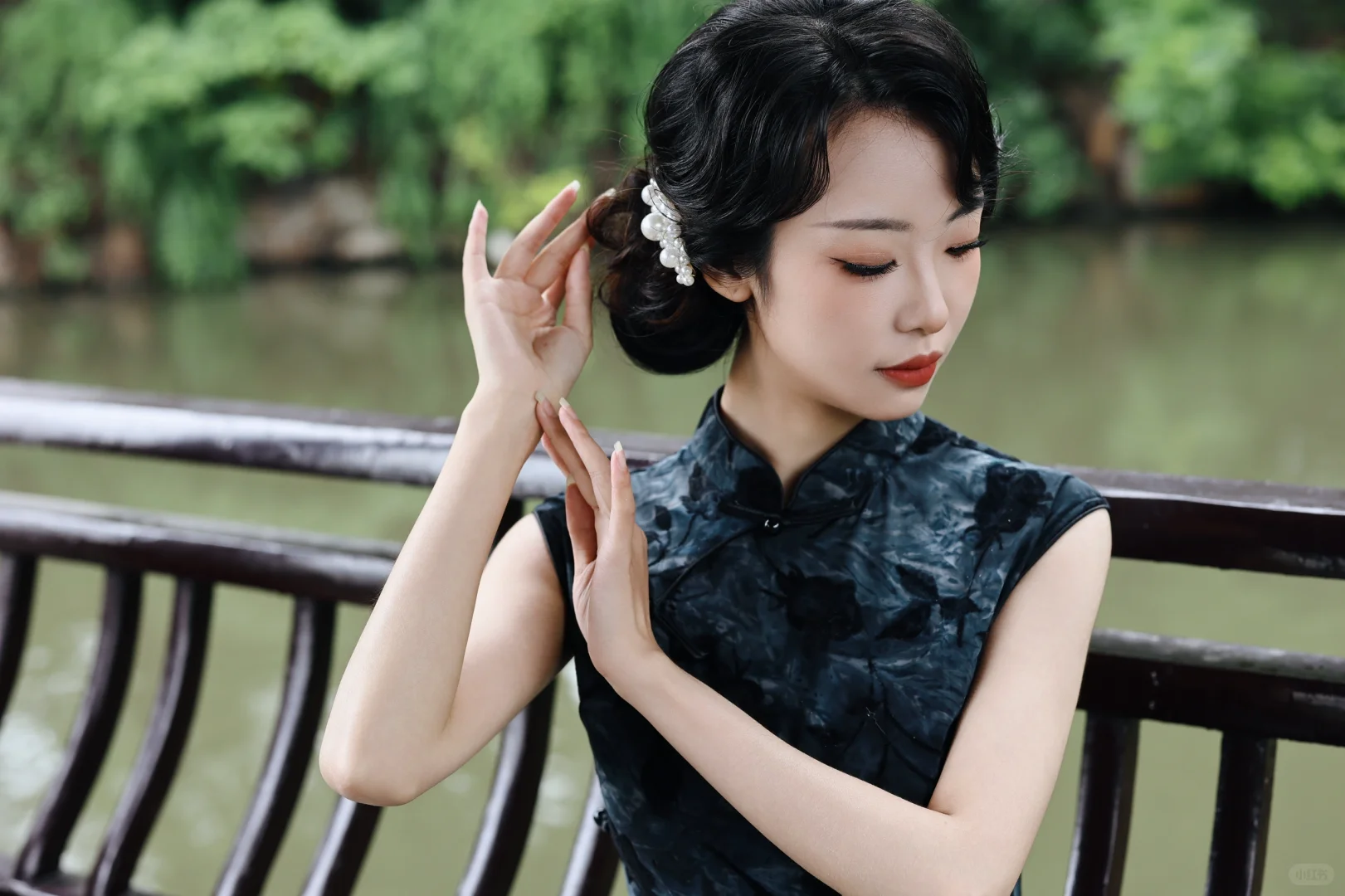 在苏州拍到了人生旗袍照