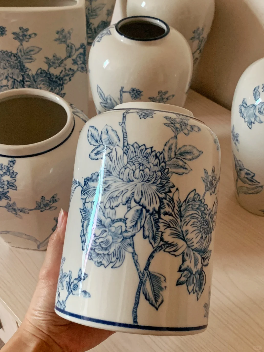 美人瓶最近🔥了，怎么有这么好看的青花瓶