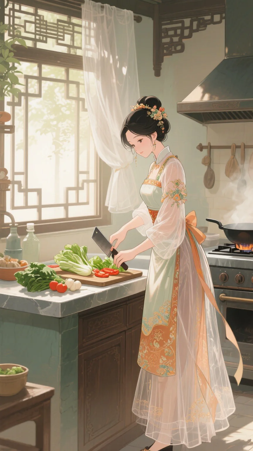 古代女子独居生活，喜欢哪个厨娘