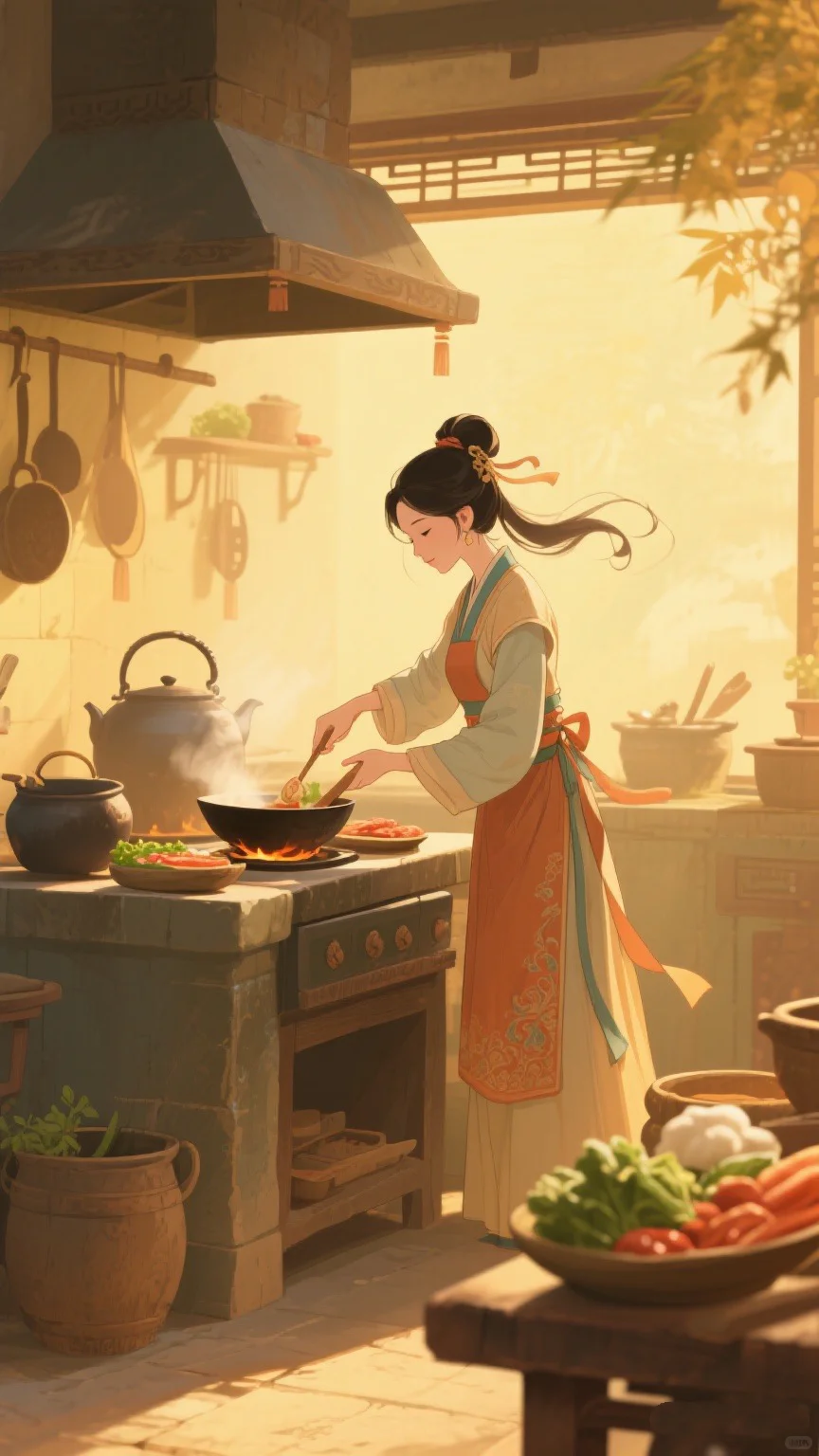 古代女子独居生活，喜欢哪个厨娘