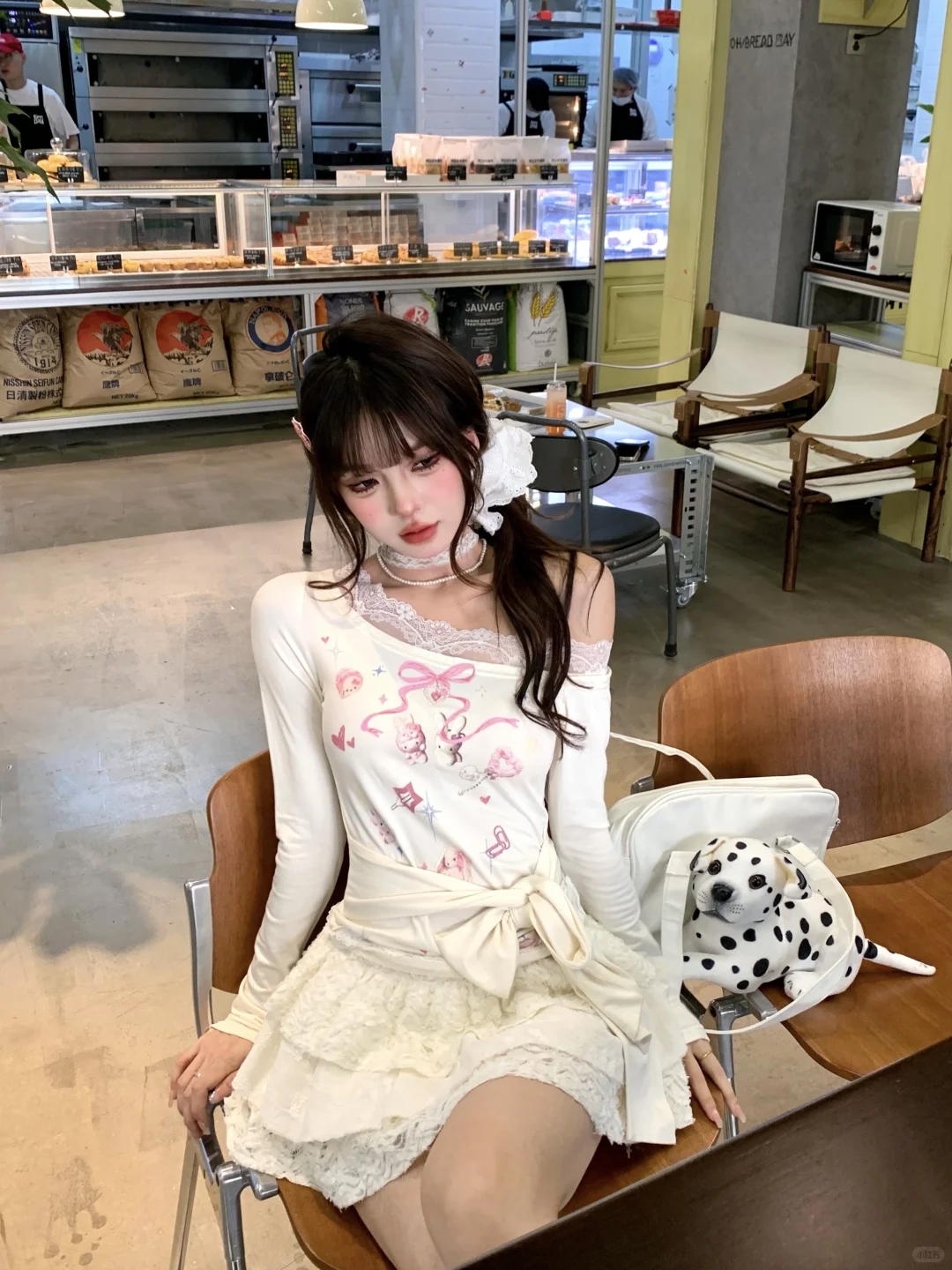 她私底下就是蛋挞冰淇淋都来的啊