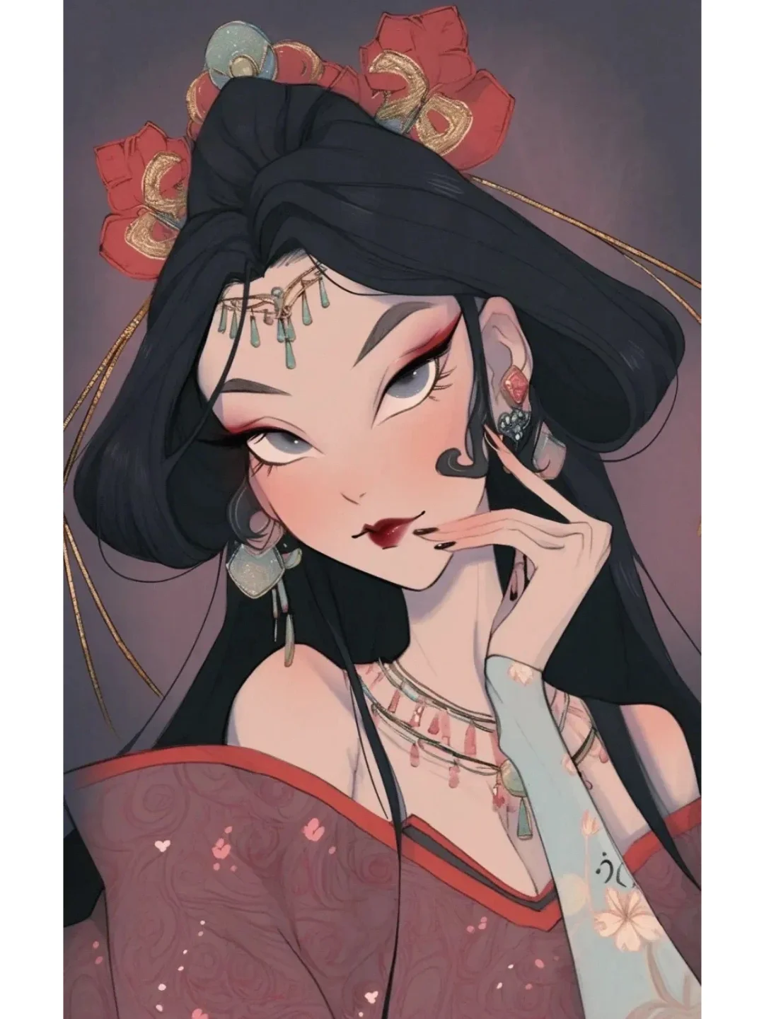 欣赏一组妖艳的小姐姐