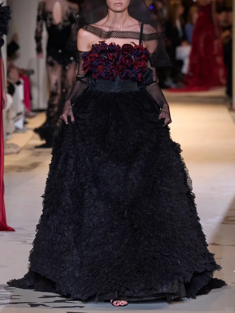 Zuhair Murad 2023秋冬高定🕷️暗夜的魅惑