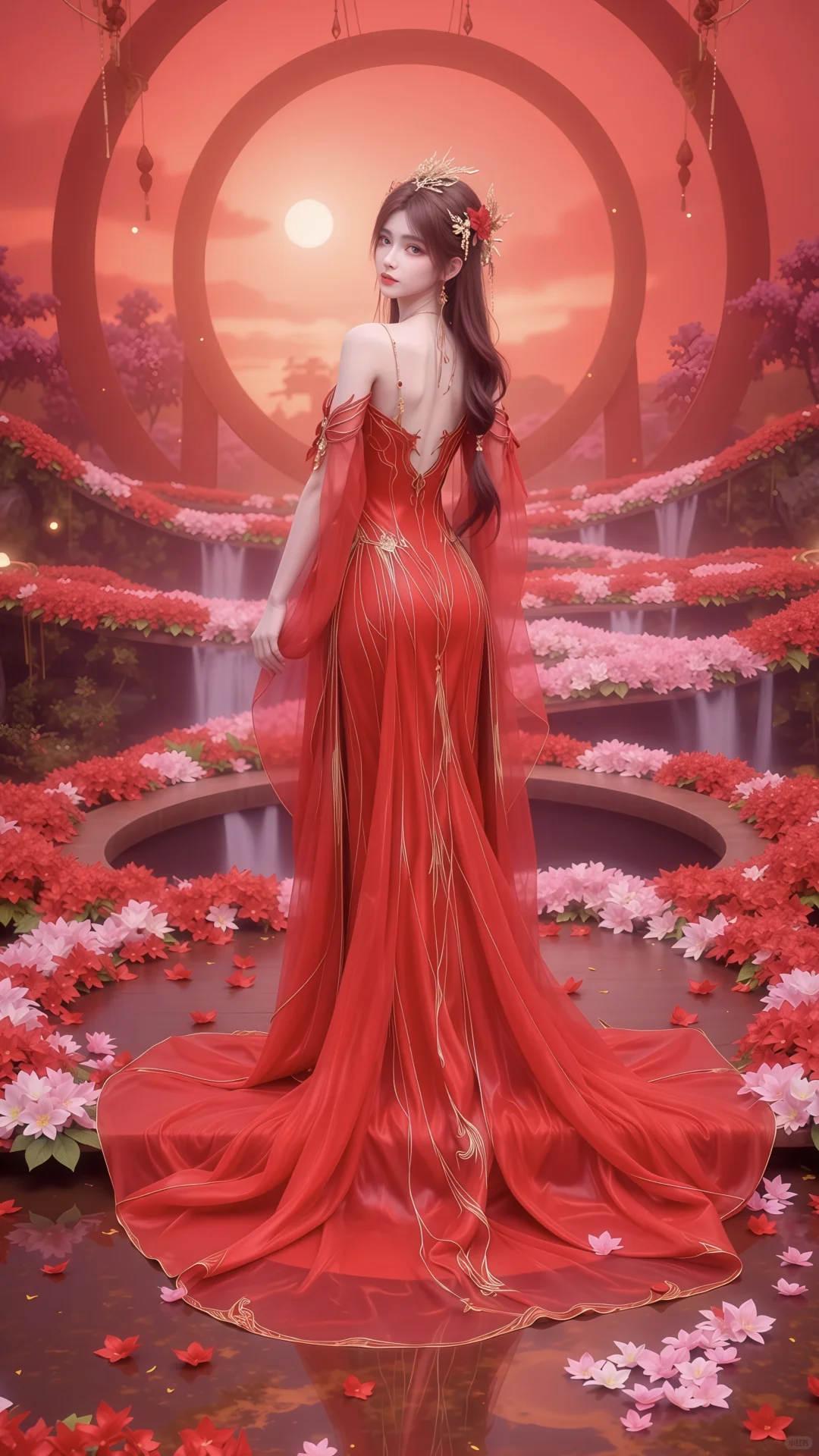 动漫AI绝美壁纸，国漫女神