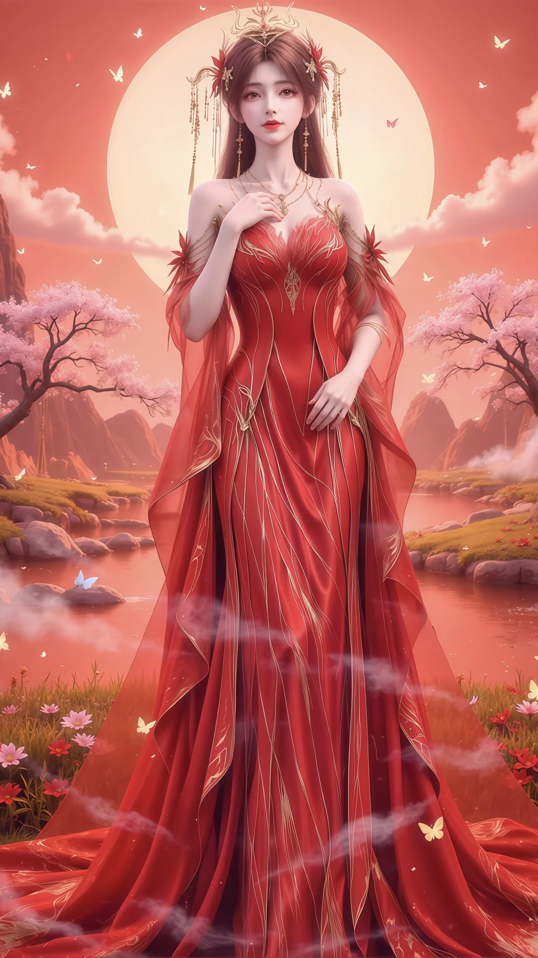动漫AI绝美壁纸，国漫女神