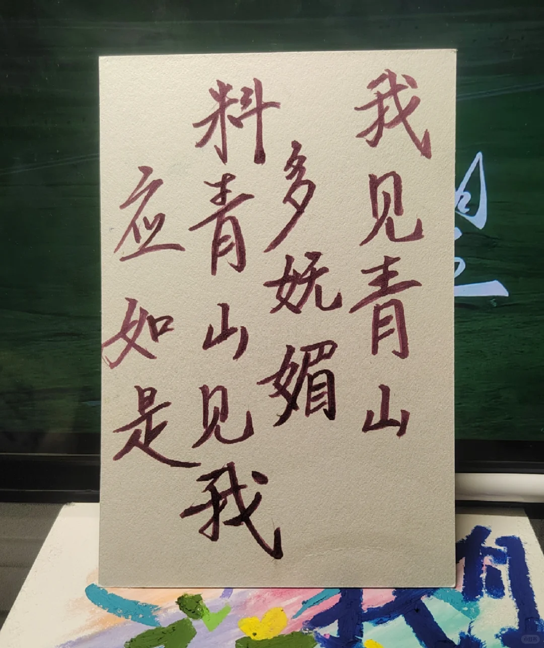 DAY1 我见青山多妩媚，料青山见我应如是