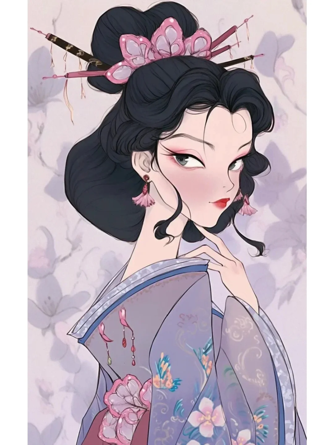 欣赏一组妖艳的小姐姐