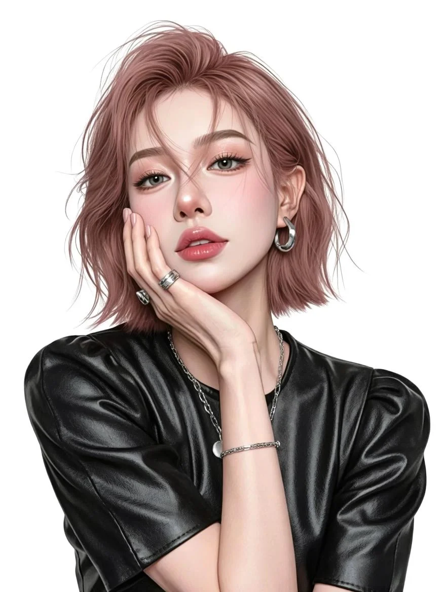 女生头像~御姐头像/这发色太好看了哇