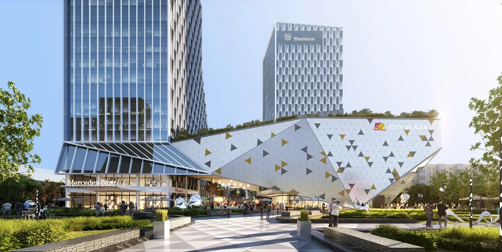 效果图｜现代风格办公楼设计