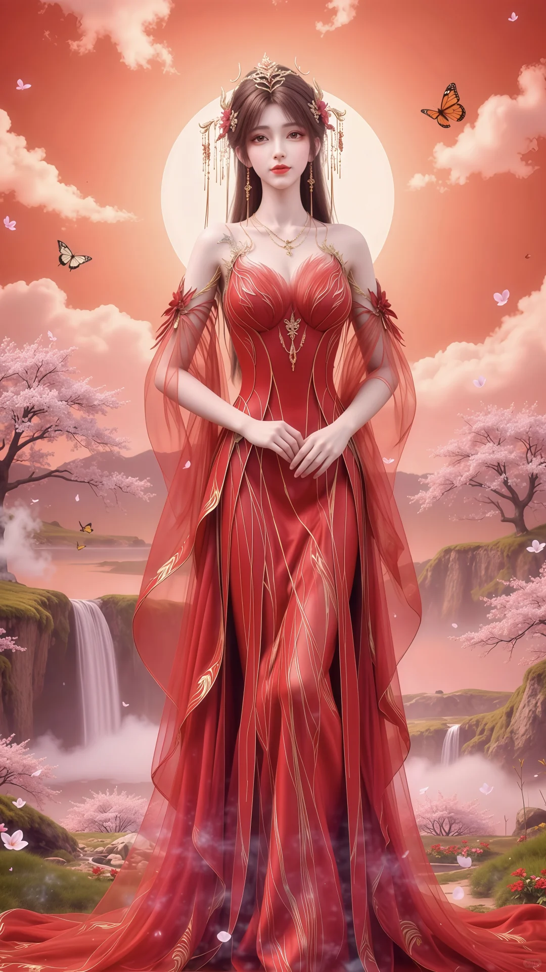 动漫AI绝美壁纸，国漫女神