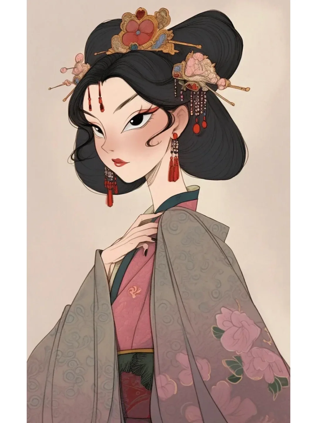 欣赏一组妖艳的小姐姐
