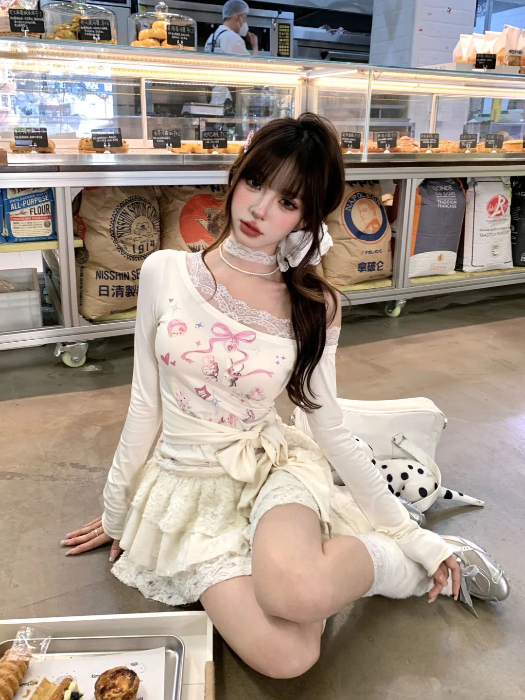 她私底下就是蛋挞冰淇淋都来的啊