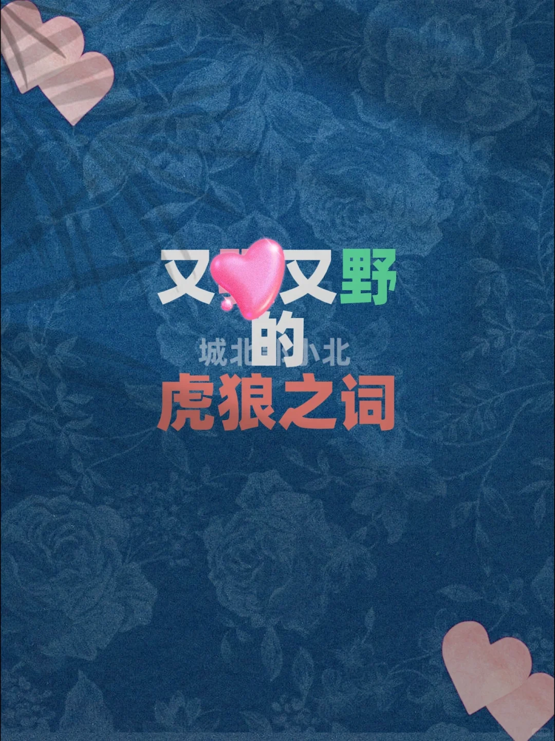 又骚又野的虎狼之词！