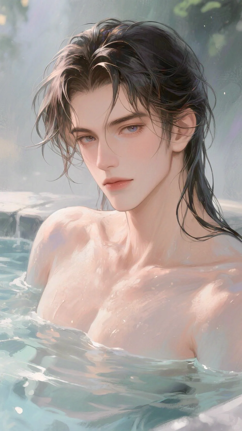 天气太热☀️还是泡在水里舒服💦