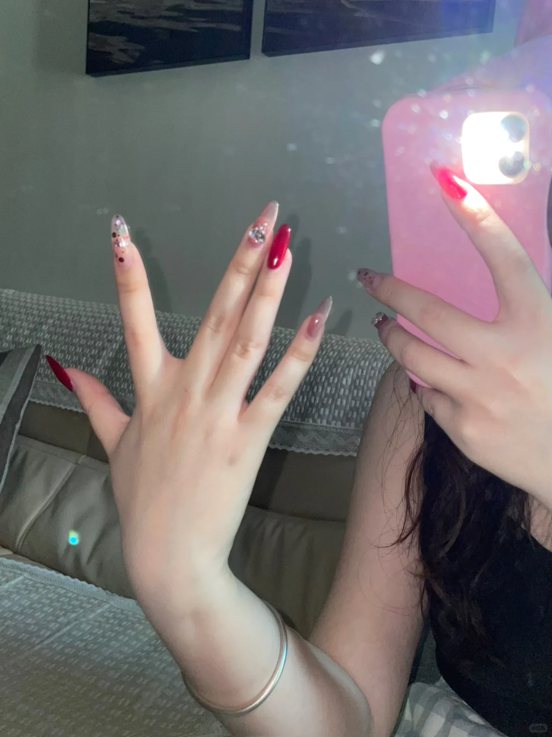 妖艳迷人的新美甲