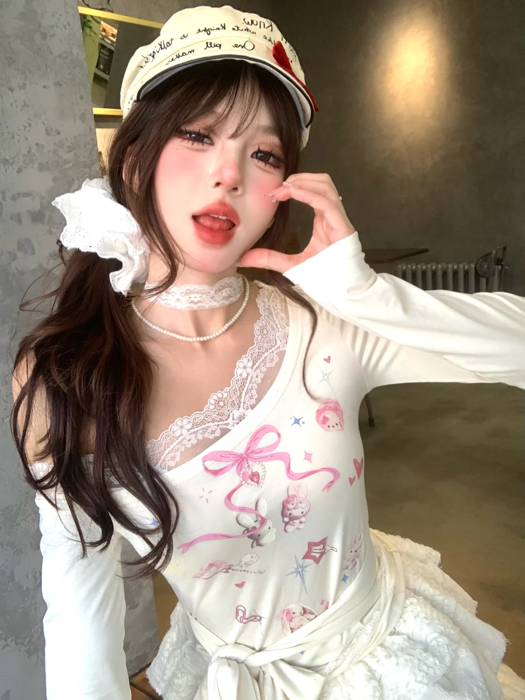 她私底下就是蛋挞冰淇淋都来的啊
