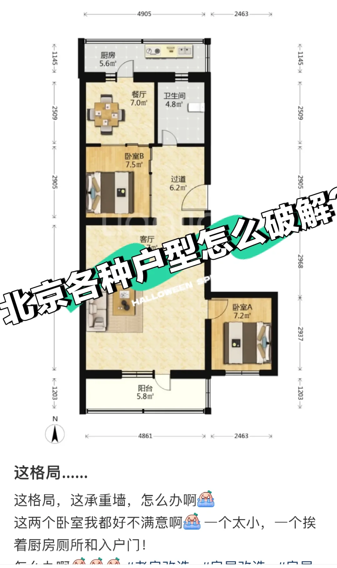 最近破解了一些户型 ！