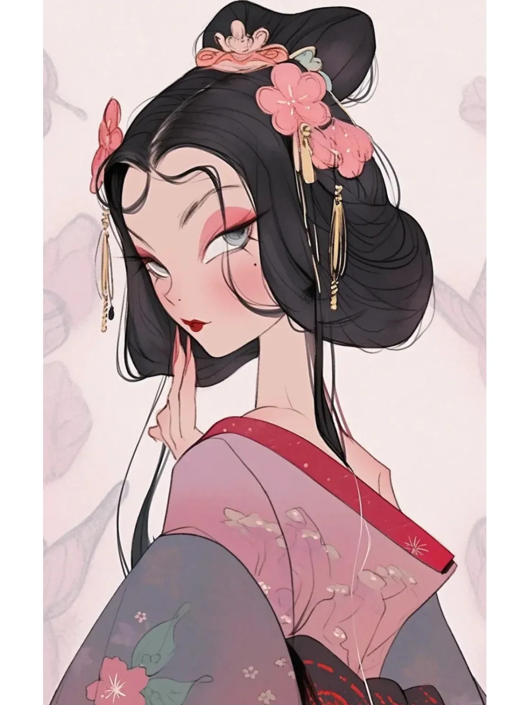 欣赏一组妖艳的小姐姐