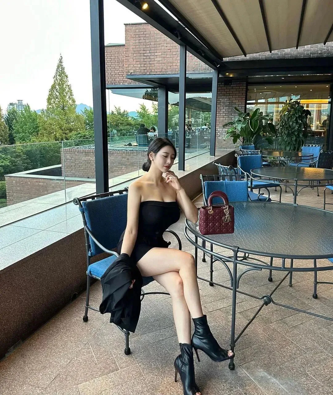 完美身材，高尔夫美女