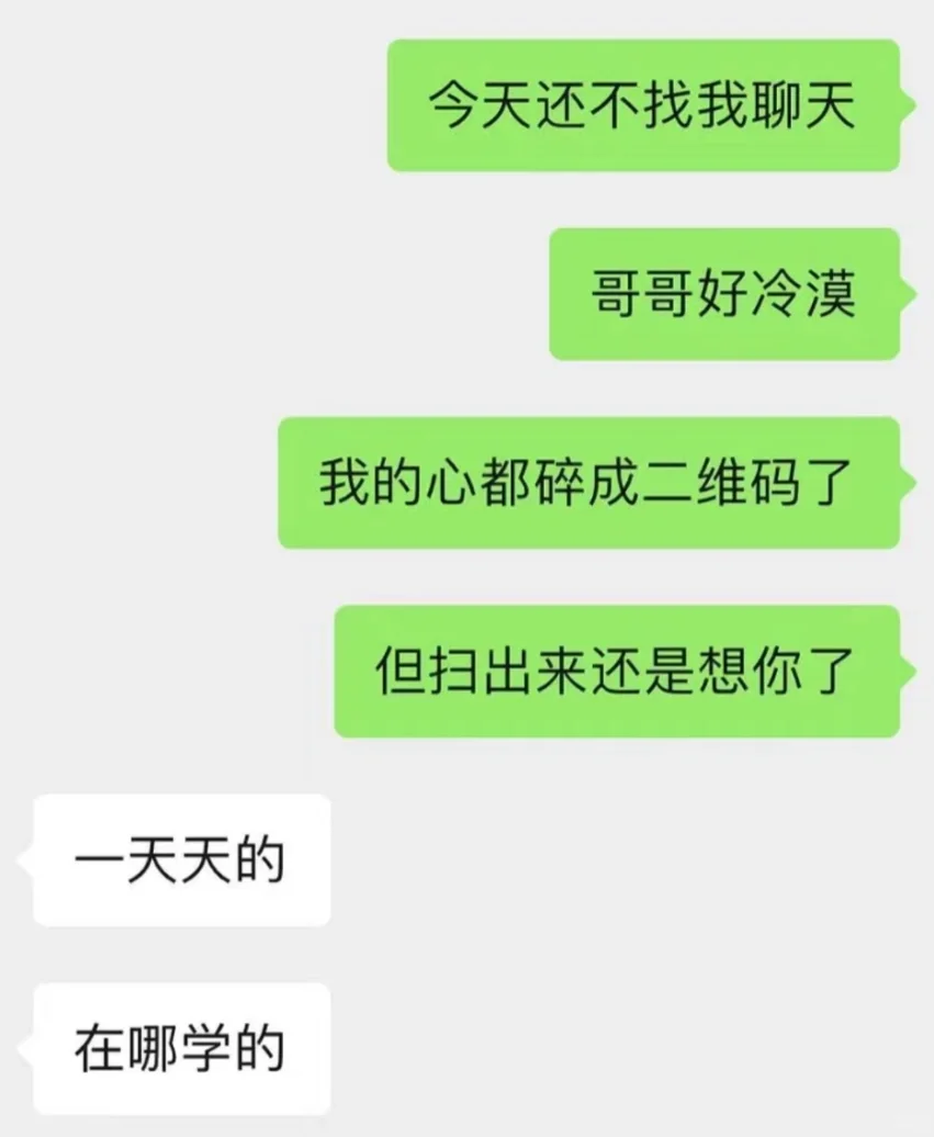 和crush聊天的抽象开场白