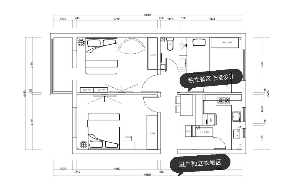 最近破解了一些户型 ！