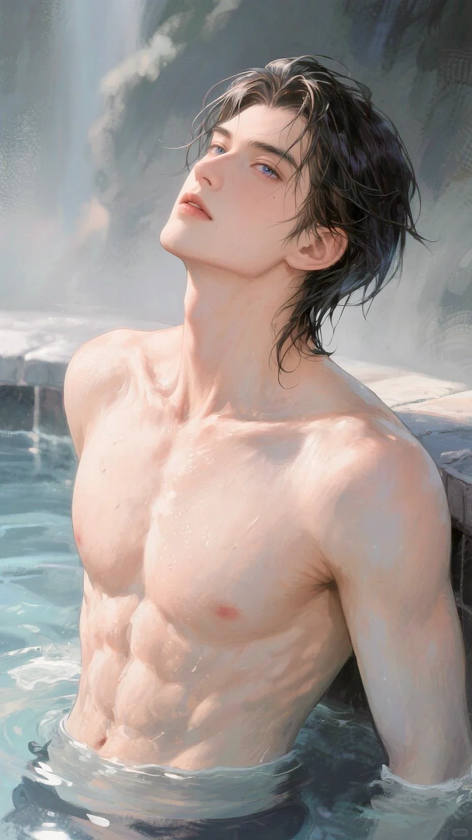 天气太热☀️还是泡在水里舒服💦