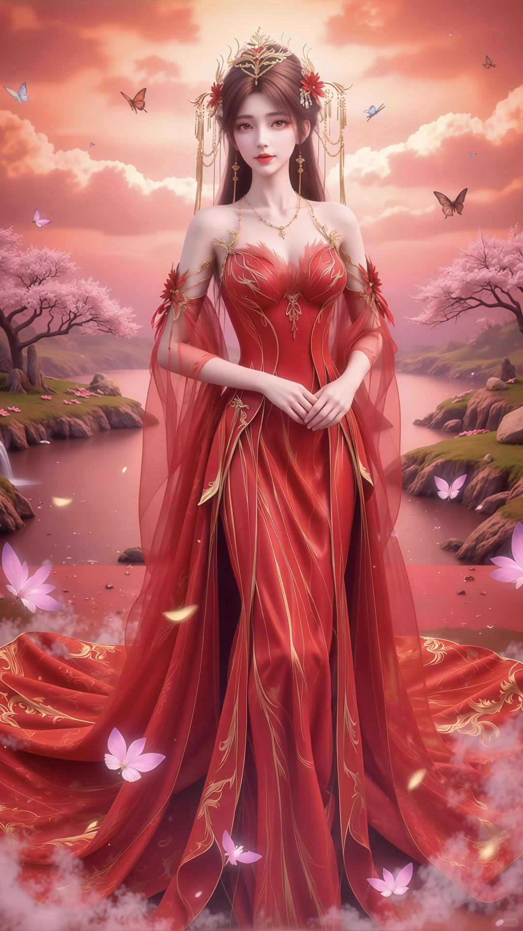 动漫AI绝美壁纸，国漫女神