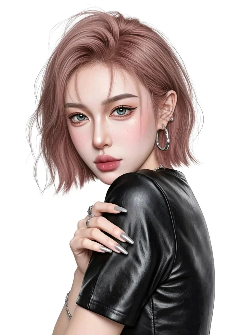 女生头像~御姐头像/这发色太好看了哇