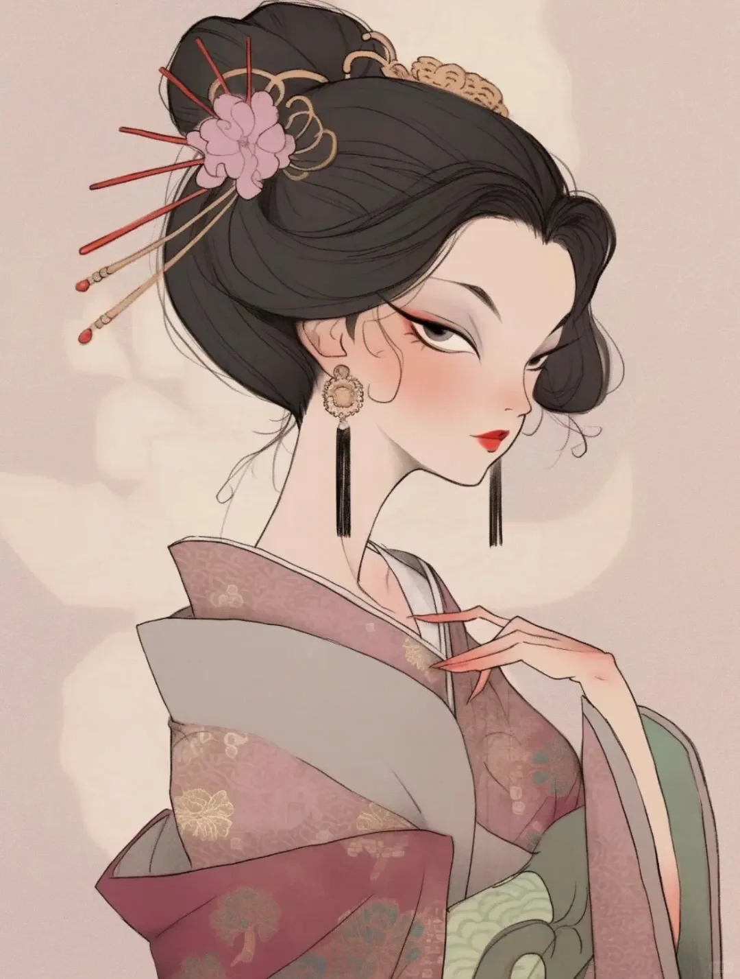欣赏一组妖艳的小姐姐