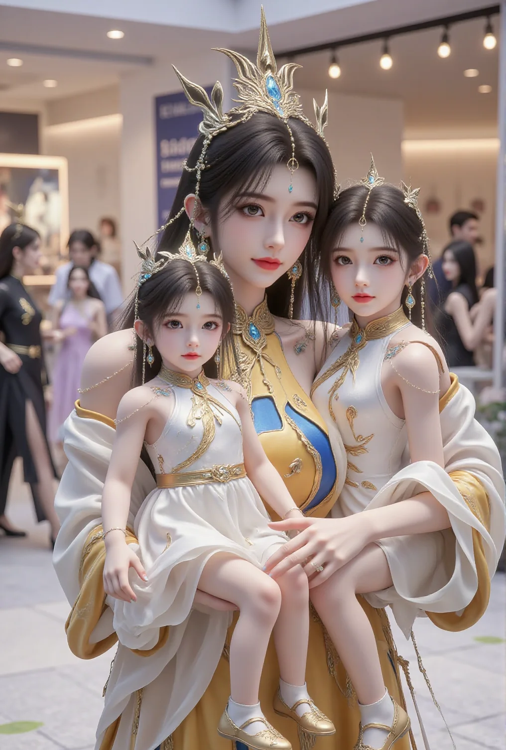 国漫女神完美世界仙凰亲子装美图壁纸