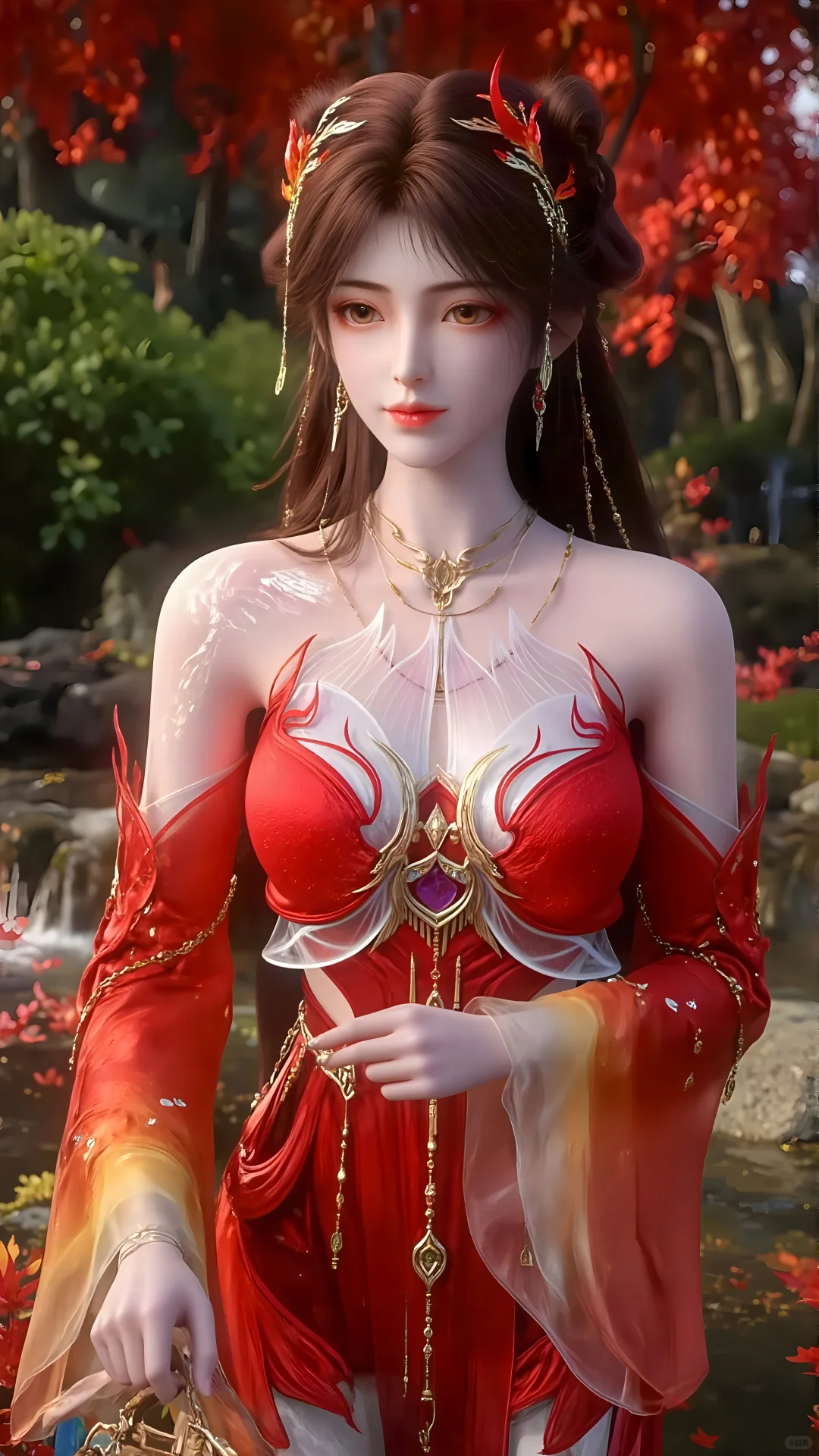 动漫AI绝美壁纸，国漫女神